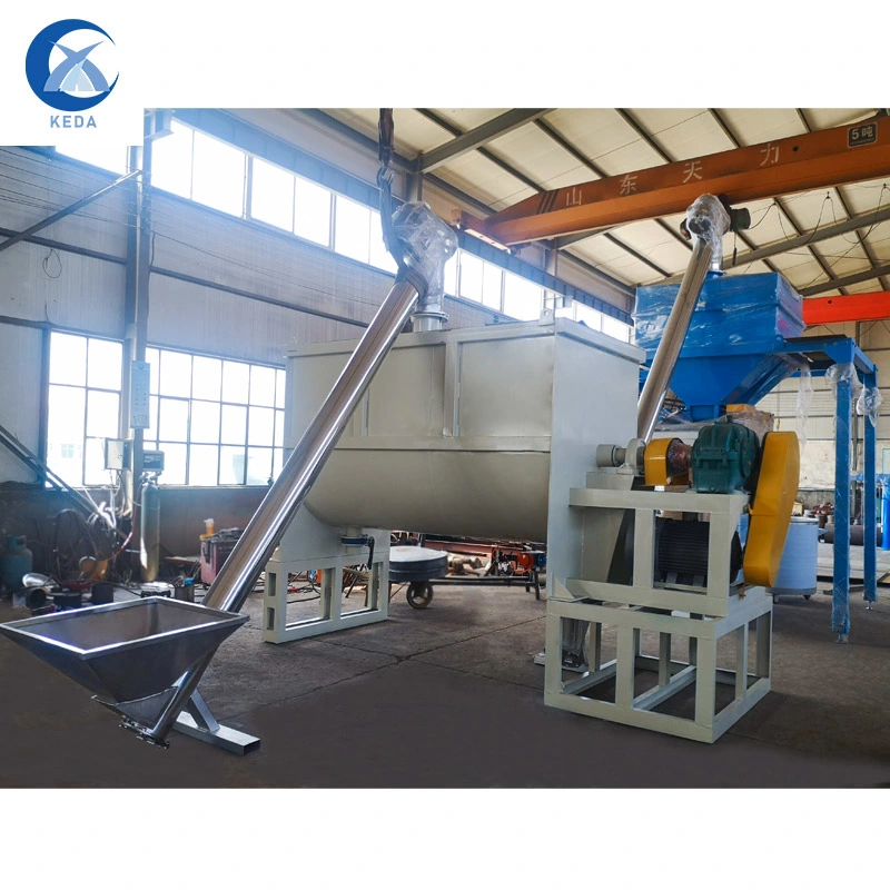 Dry Powder Ribbon Blender Mixing Machine /Feed/Fertilizer/Soil Mixer