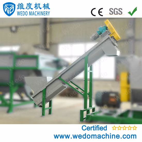 Residuos Pet/HDPE/LLDPE/PP/Botellas Películas Bolsas tejidas Reciclaje de plástico Peletización/Granulador/Granulación/Escamas Trituración de chatarra Lavado/Exprimido Máquina trituradora